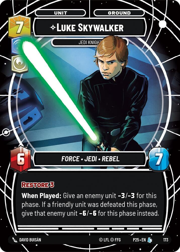 Luke Skywalker - Jedi Knight (173) (SN1)