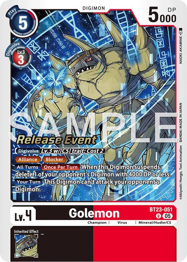 Golemon (BT23-051 U) (BT-23_PR)
