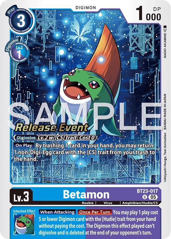 Betamon (BT23-017 U) (BT-23_PR)