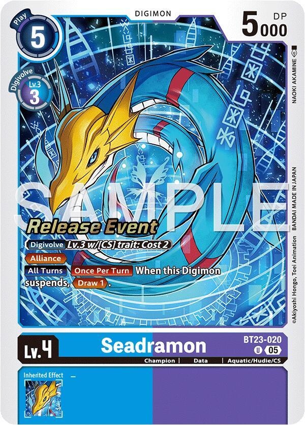 Seadramon (BT23-020 U) (BT-23_PR)