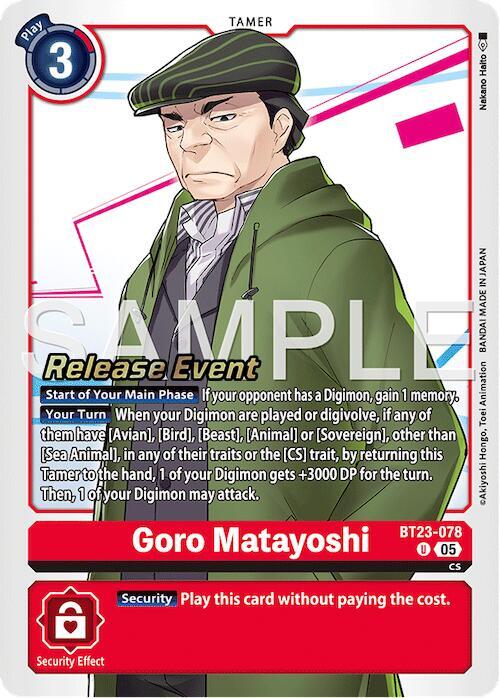 Goro Matayoshi (BT23-078 U) (BT-23_PR)