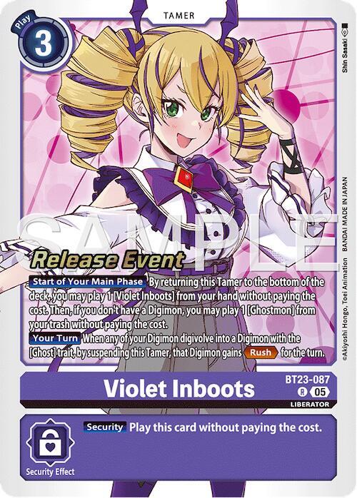 Violet Inboots (BT23-087 R) (BT-23_PR)