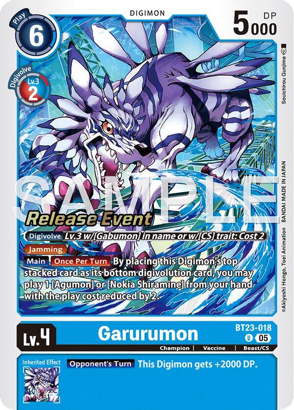 Garurumon (BT23-018 U) (BT-23_PR)