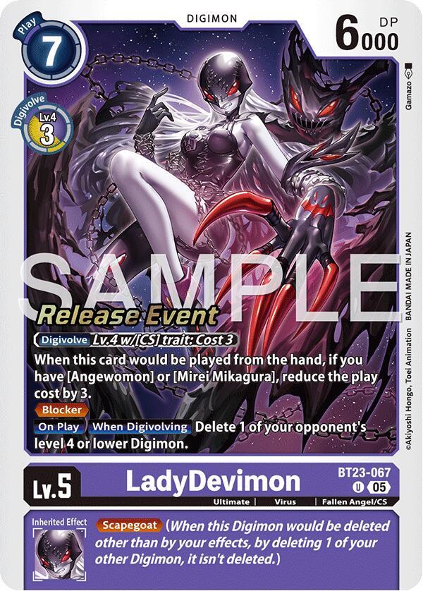 LadyDevimon (BT23-067 U) (BT-23_PR)