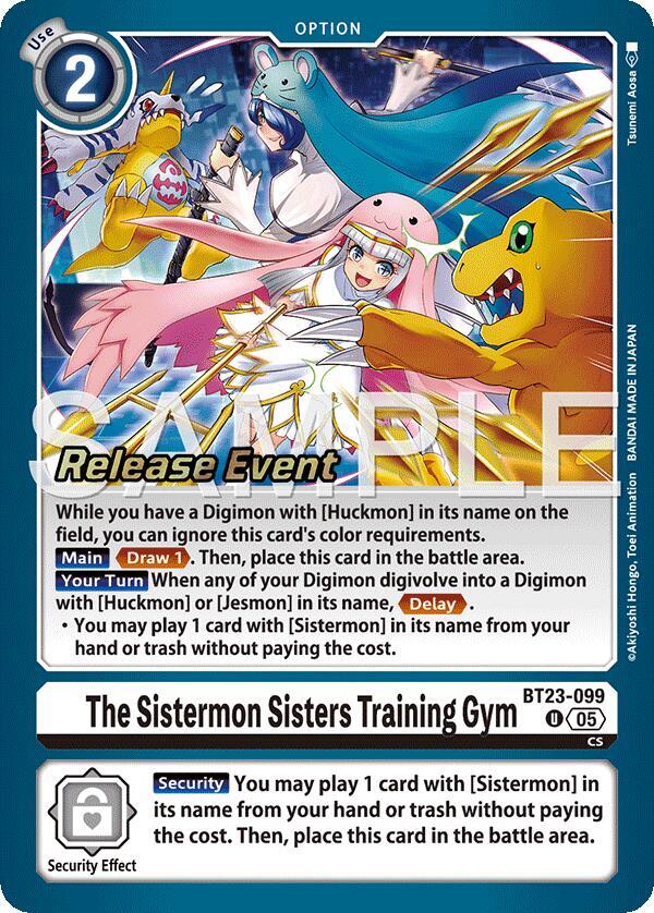 The Sistermon Sisters Training Gym (BT23-099 U) (BT-23_PR)