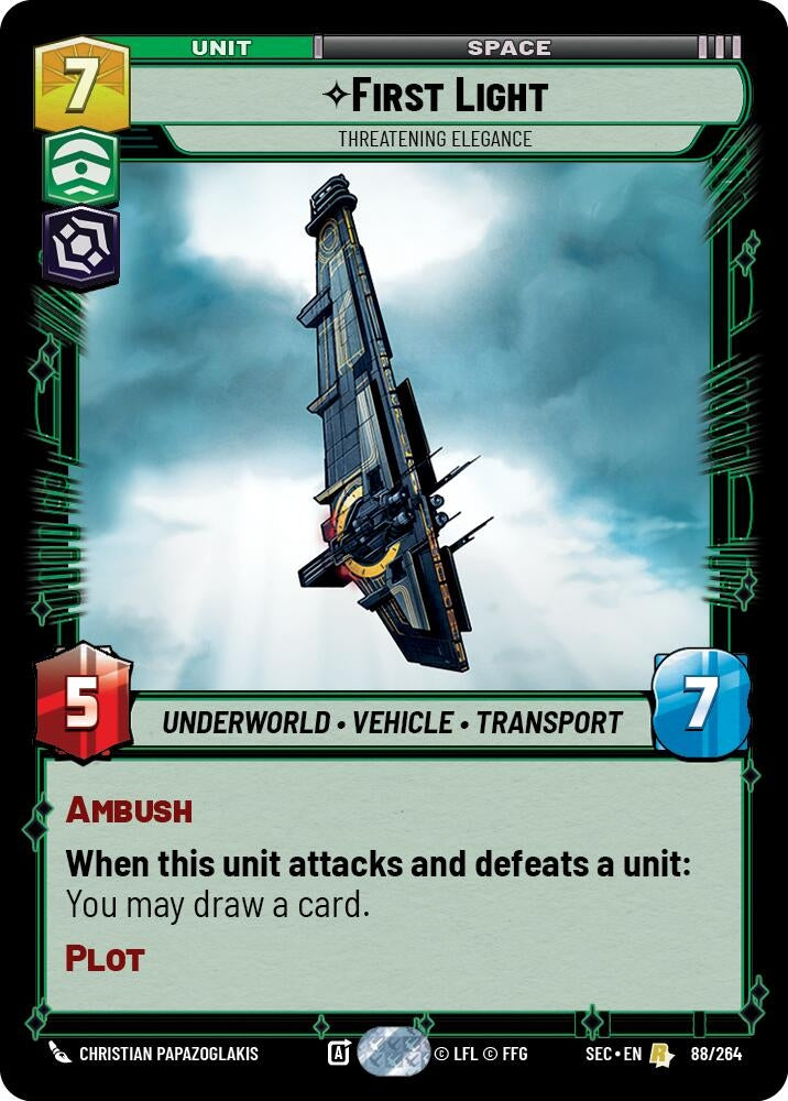 First Light - Threatening Elegance (88/264) (SEC)