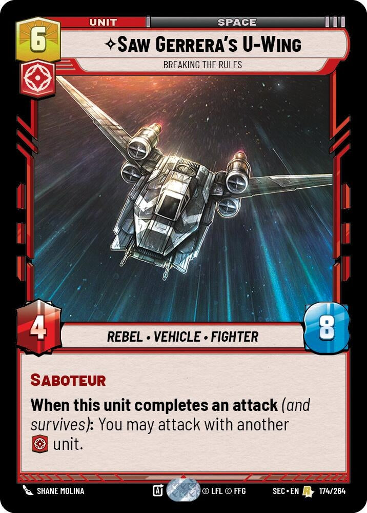 Saw Gerrera's U-Wing - Breaking the Rules (174/264) (SEC)