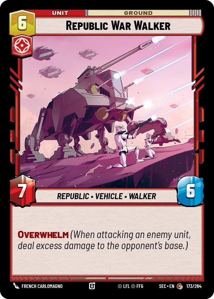 Republic War Walker (173/264) (SEC)