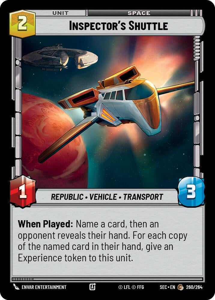 Inspector's Shuttle (260/264) (SEC)
