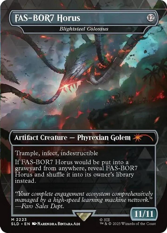 Image for FAS-BOR7 Horus - Blightsteel Colossus (2223) (SLD) - Magic: The Gathering
