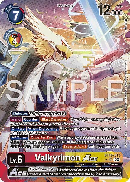 Valkyrimon ACE (Winner) (BT16-013 SR) (BT-23_PR)
