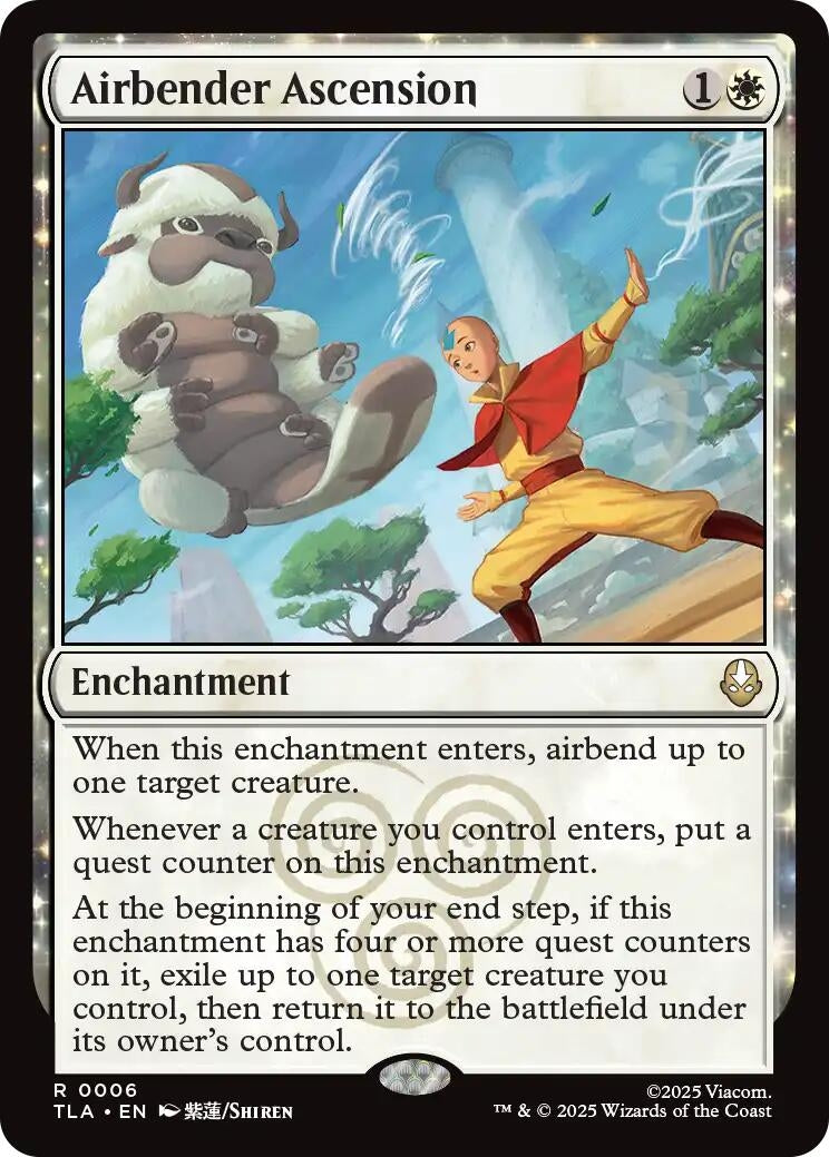 Image for Airbender Ascension (6) (TLA) - Magic: The Gathering