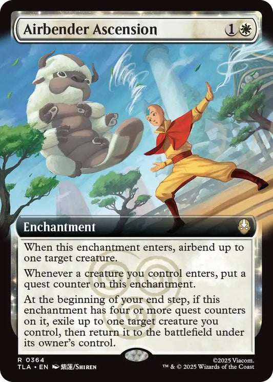 Image for Airbender Ascension (Extended Art) (364) (TLA) - Magic: The Gathering