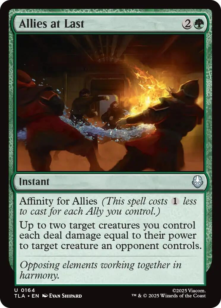 Image for Allies at Last (164) (TLA) - Magic: The Gathering