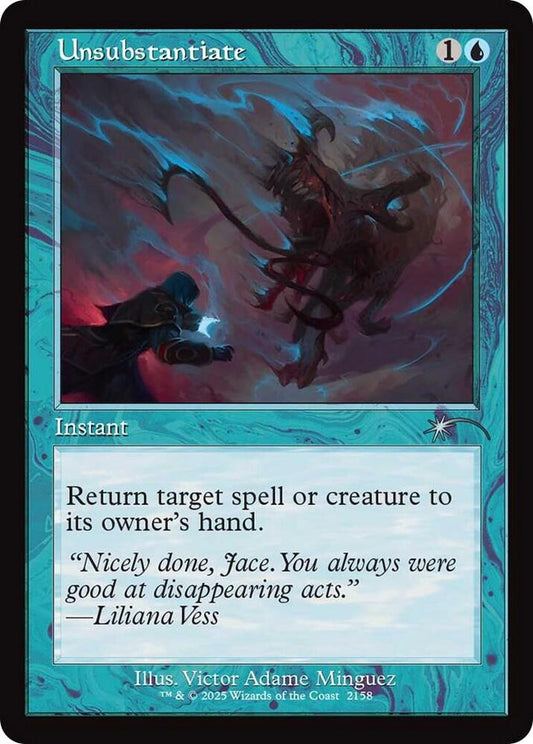 Image for Unsubstantiate (Retro Frame) (2158) (SLD) - Magic: The Gathering