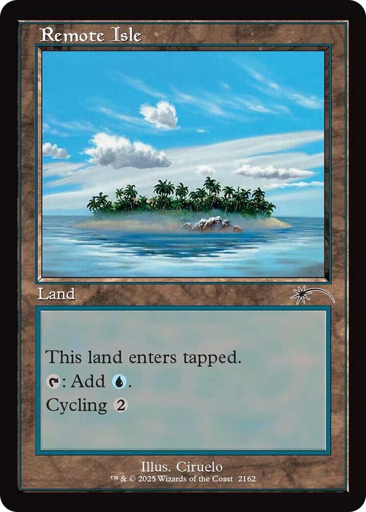 Remote Isle (Retro Frame) (2162) (SLD)