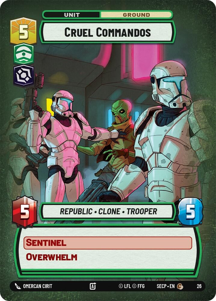Cruel Commandos (Foil) (SECWPP)