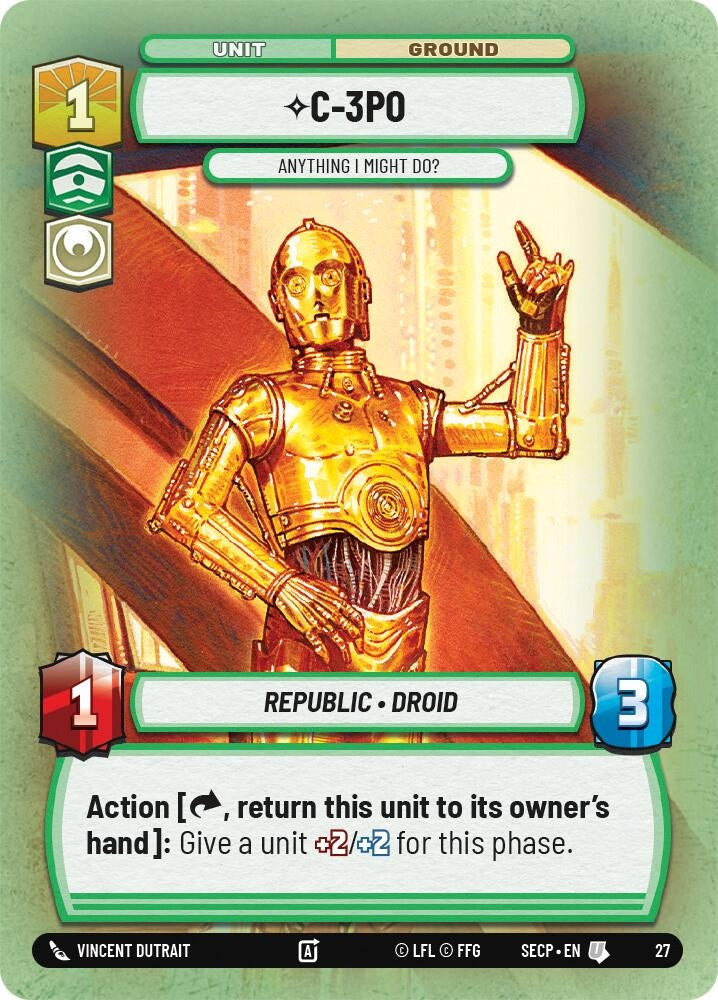C-3PO - Anything I Might Do? (Foil) (SECWPP)
