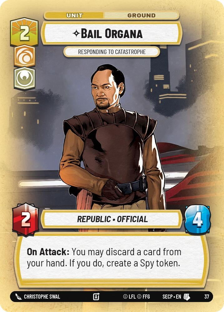 Bail Organa - Responding to Catastrophe (Foil) (SECWPP)