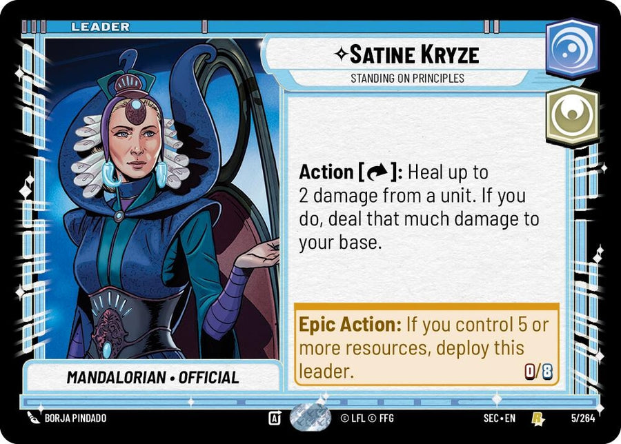 Satine Kryze - Standing on Principles (5/264) (SEC)
