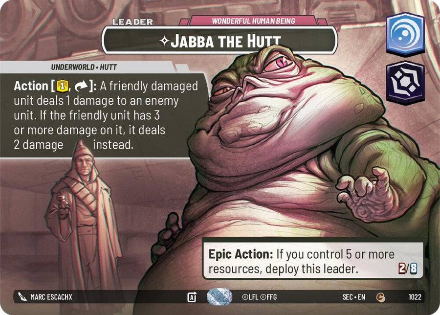 Jabba the Hutt - Wonderful Human Being (Showcase) (1022) (SEC)