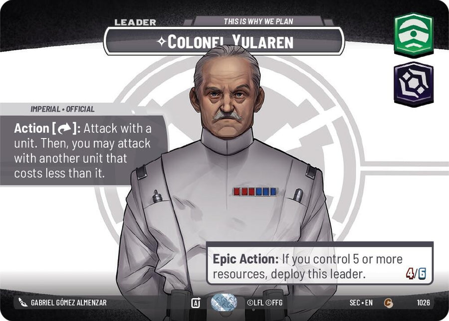 Colonel Yularen - This is Why We Plan (Showcase) (1026) (SEC)