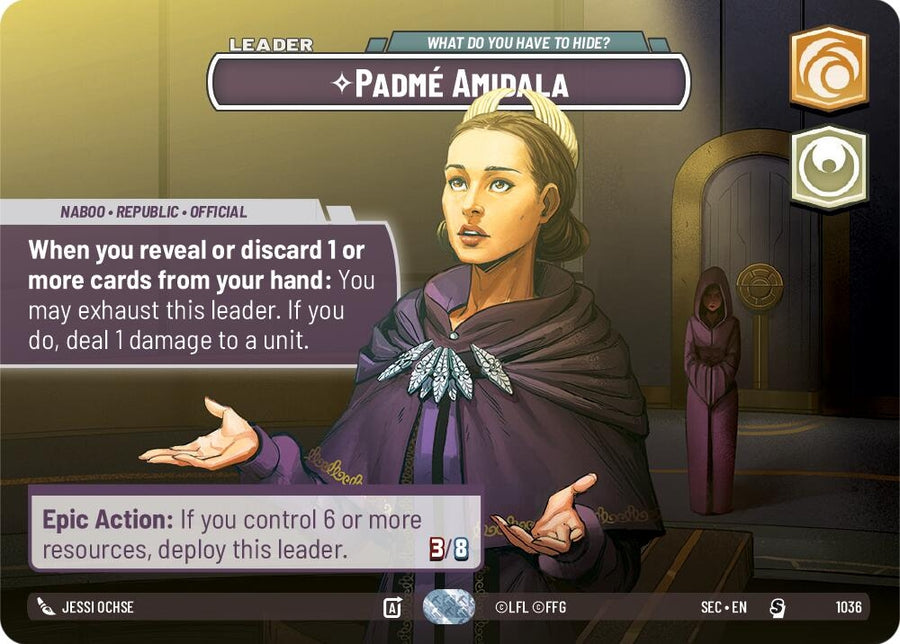 Padme Amidala - What Do You Have to Hide? (Showcase) (1036) (SEC)