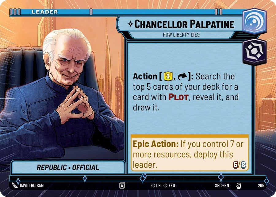 Chancellor Palpatine - How Liberty Dies (Hyperspace) (265) (SEC)
