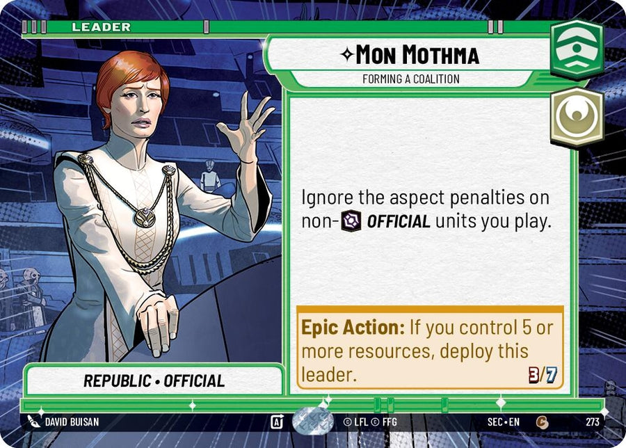 Mon Mothma - Forming a Coalition (Hyperspace) (273) (SEC)