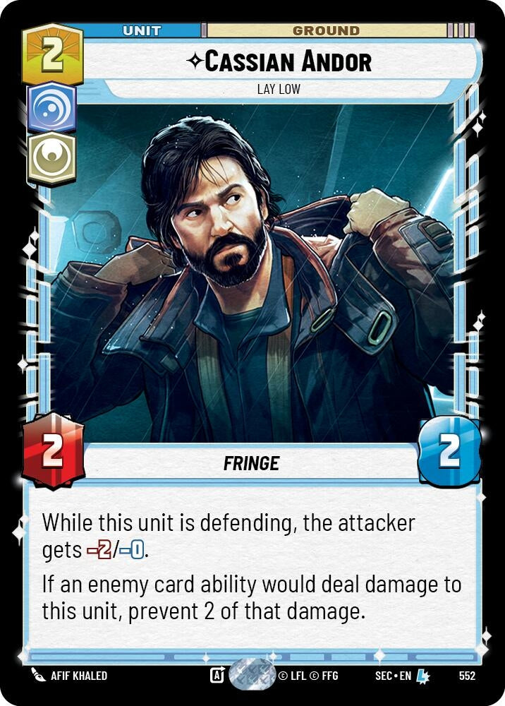 Cassian Andor - Lay Low (Foil) (552) (SEC)