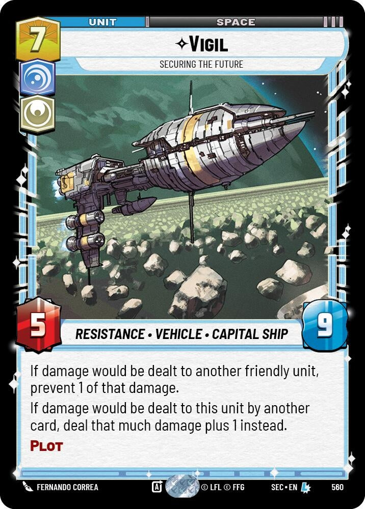 Vigil - Securing the Future (Foil) (560) (SEC)