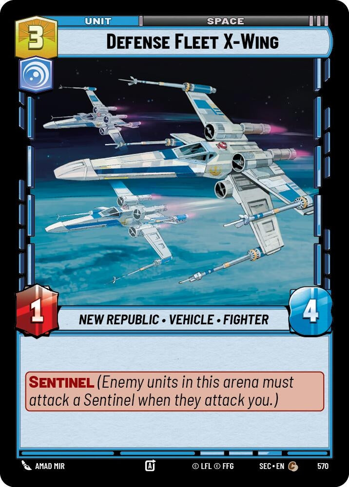 Defense Fleet X-Wing (Foil) (570) (SEC)