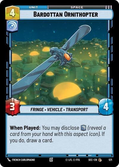 Bardottan Ornithopter (Foil) (571) (SEC)