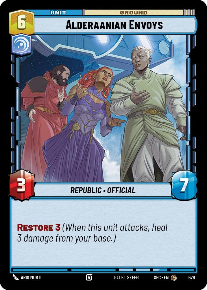 Alderaanian Envoys (Foil) (576) (SEC)