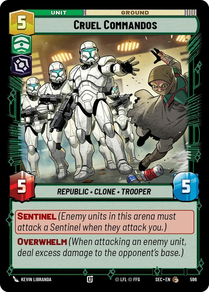 Cruel Commandos (Foil) (596) (SEC)