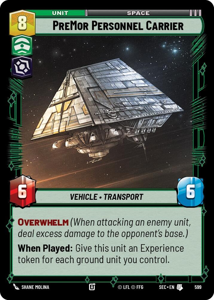 PreMor Personnel Carrier (Foil) (599) (SEC)