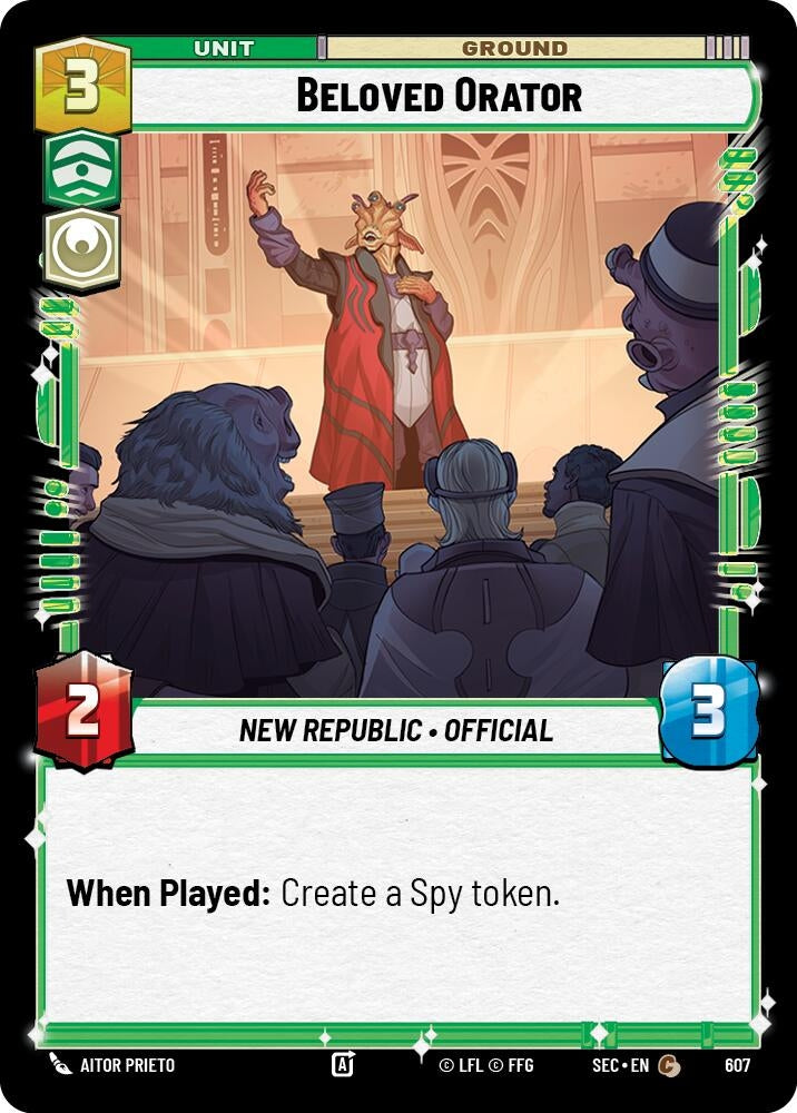 Beloved Orator (Foil) (607) (SEC)