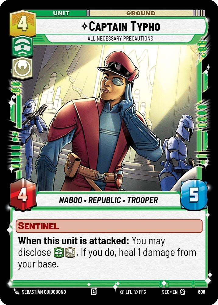 Captain Typho - All Necessary Precautions (Foil) (608) (SEC)