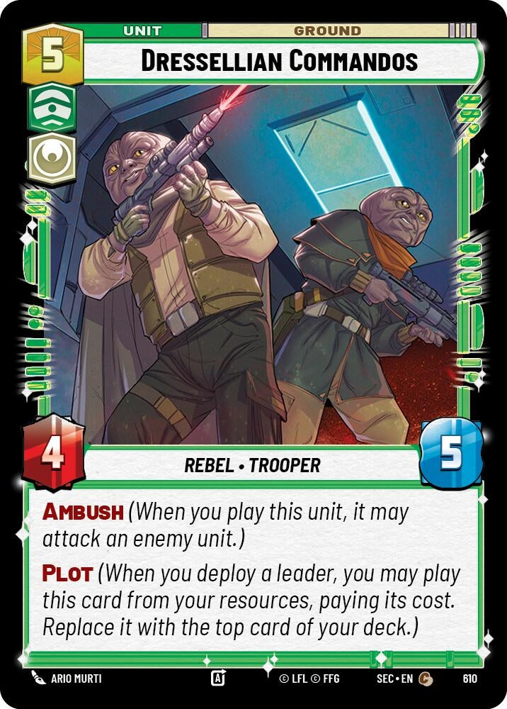 Dressellian Commandos (Foil) (610) (SEC)