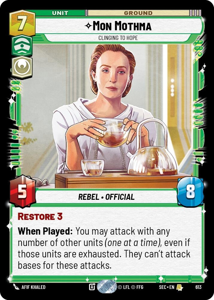 Mon Mothma - Clinging to Hope (Foil) (613) (SEC)