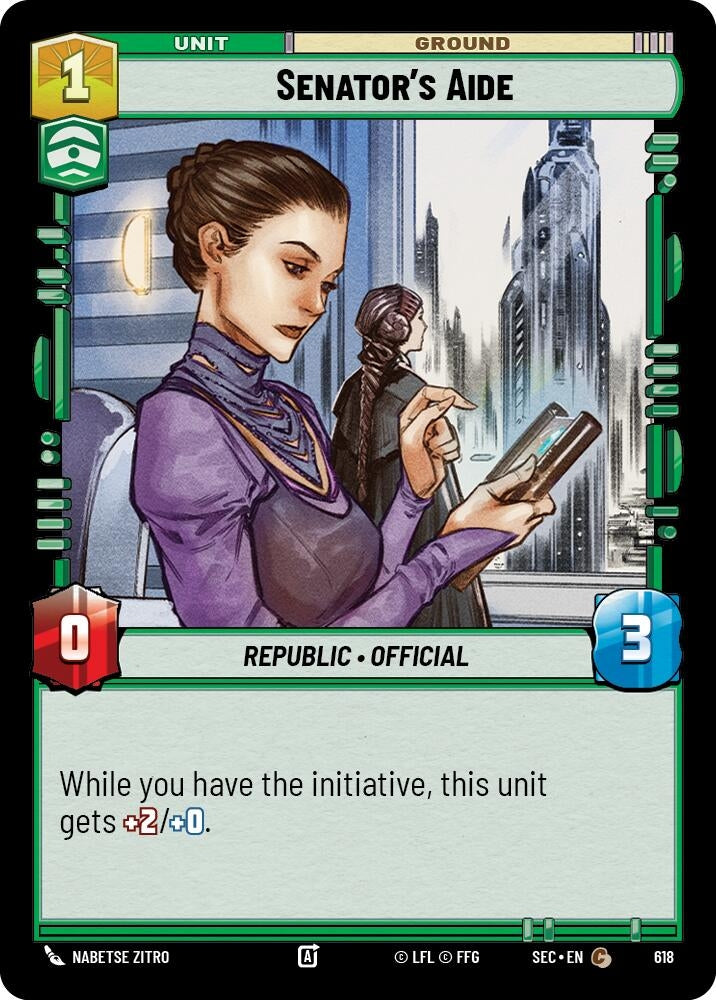 Senator's Aide (Foil) (618) (SEC)