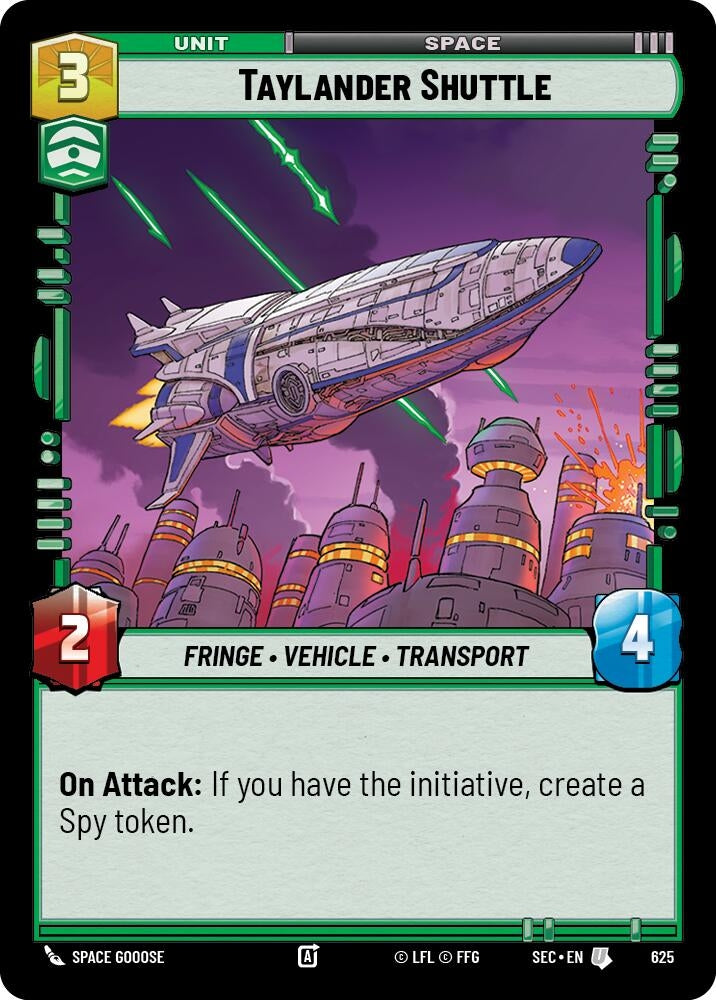 Taylander Shuttle (Foil) (625) (SEC)