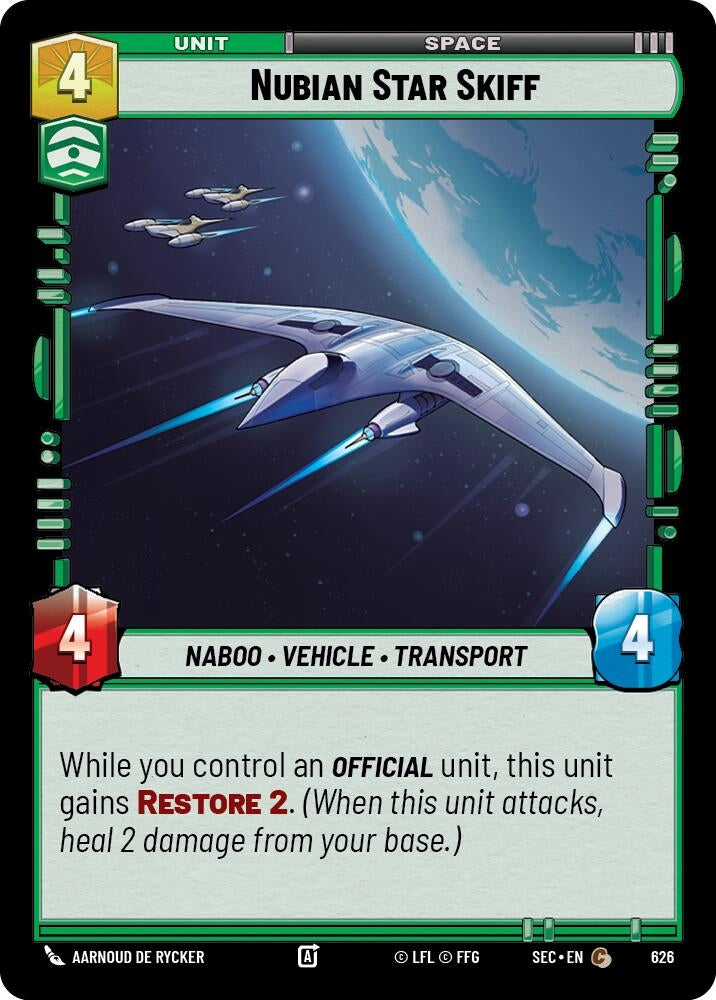 Nubian Star Skiff (Foil) (626) (SEC)