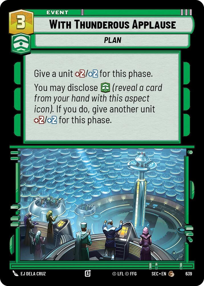 With Thunderous Applause (Foil) (639) (SEC)