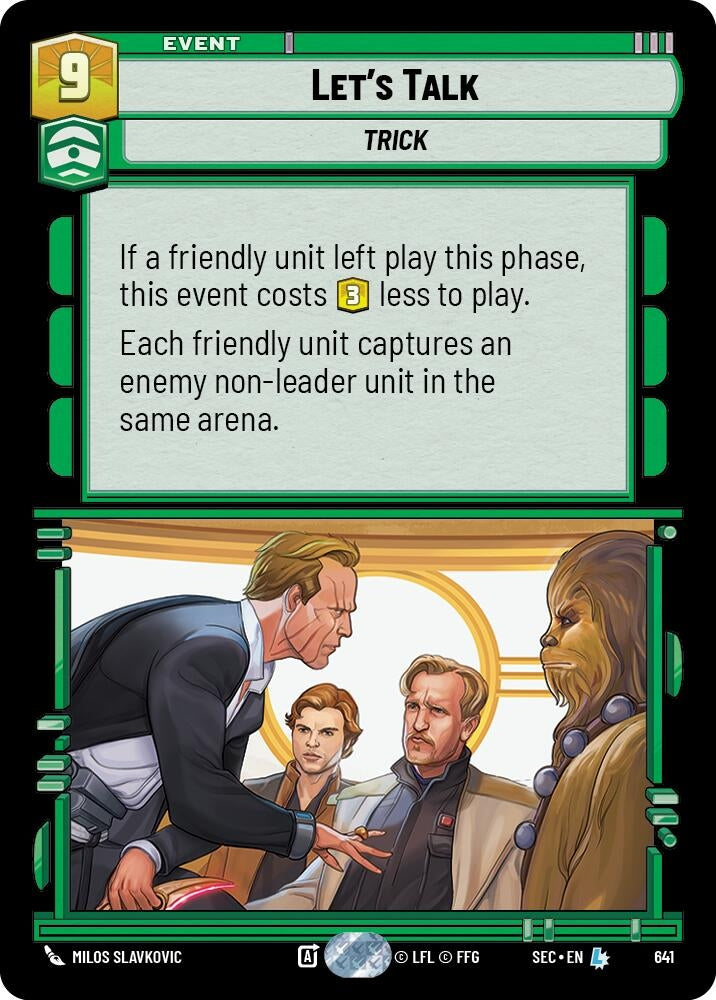 Let's Talk (Foil) (641) (SEC)