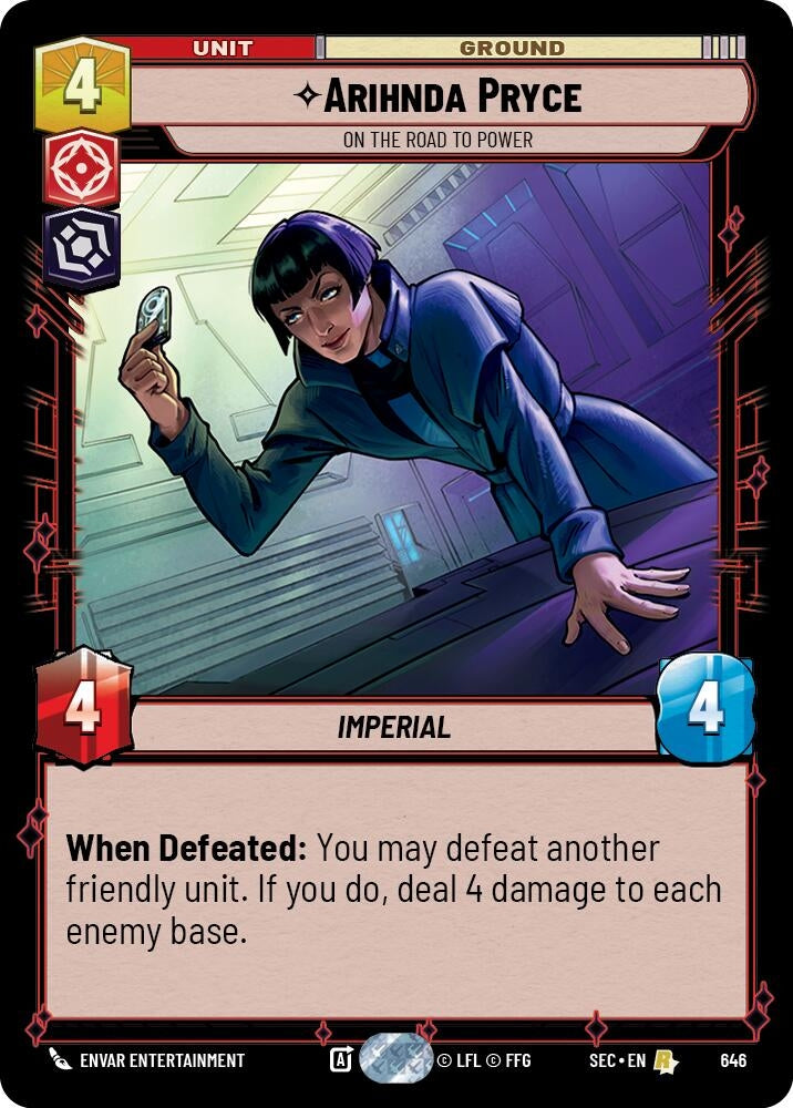 Arihnda Pryce - On the Road to Power (Foil) (646) (SEC)