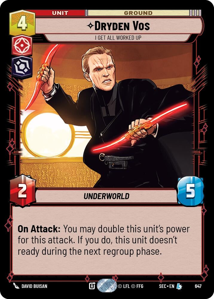 Dryden Vos - I Get All Worked Up (Foil) (647) (SEC)