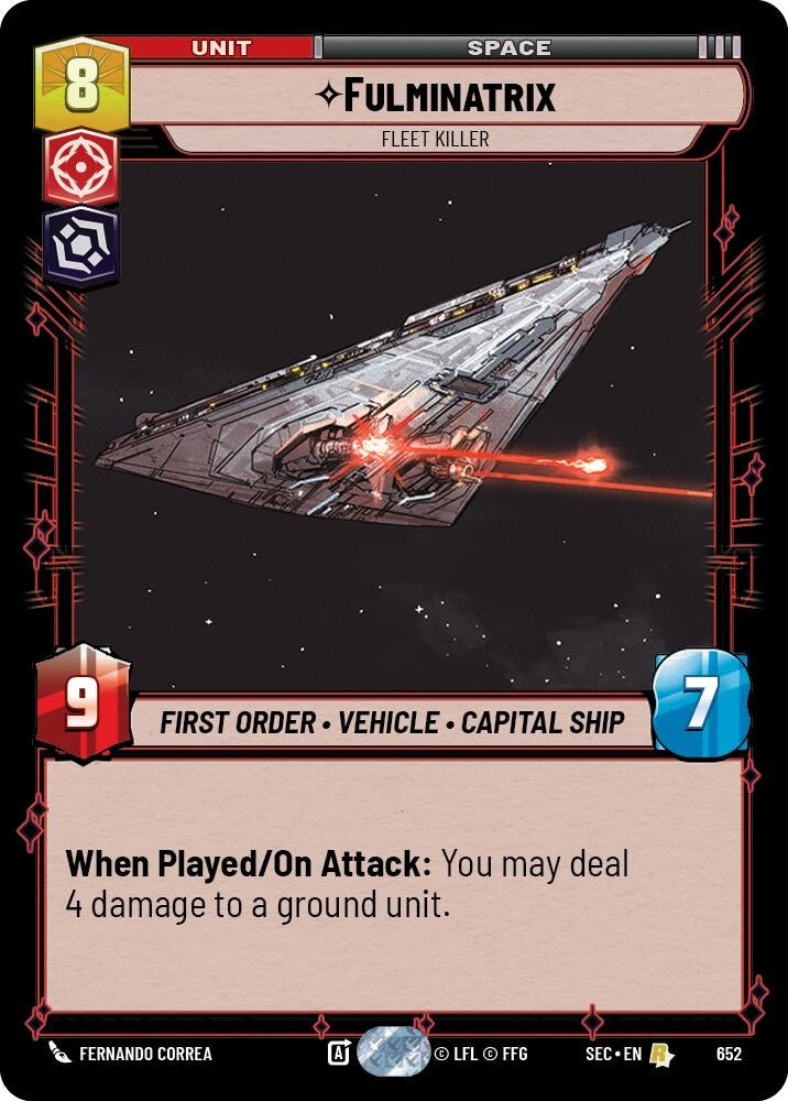 Fulminatrix - Fleet Killer (Foil) (652) (SEC)