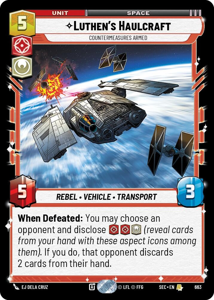 Luthen's Haulcraft - Countermeasures Armed (Foil) (663) (SEC)