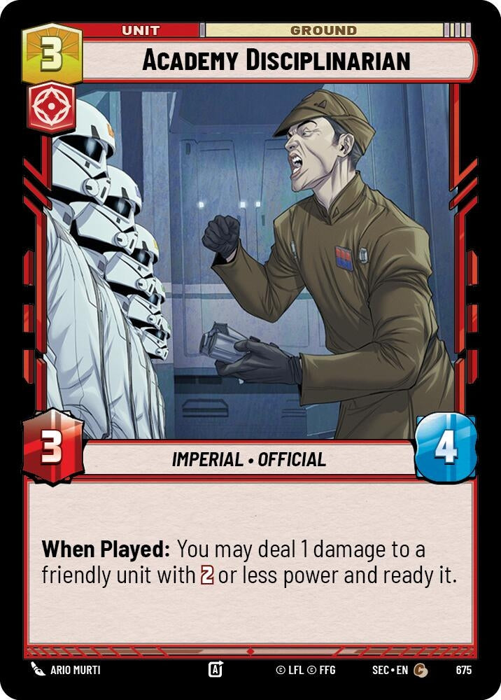 Academy Disciplinarian (Foil) (675) (SEC)